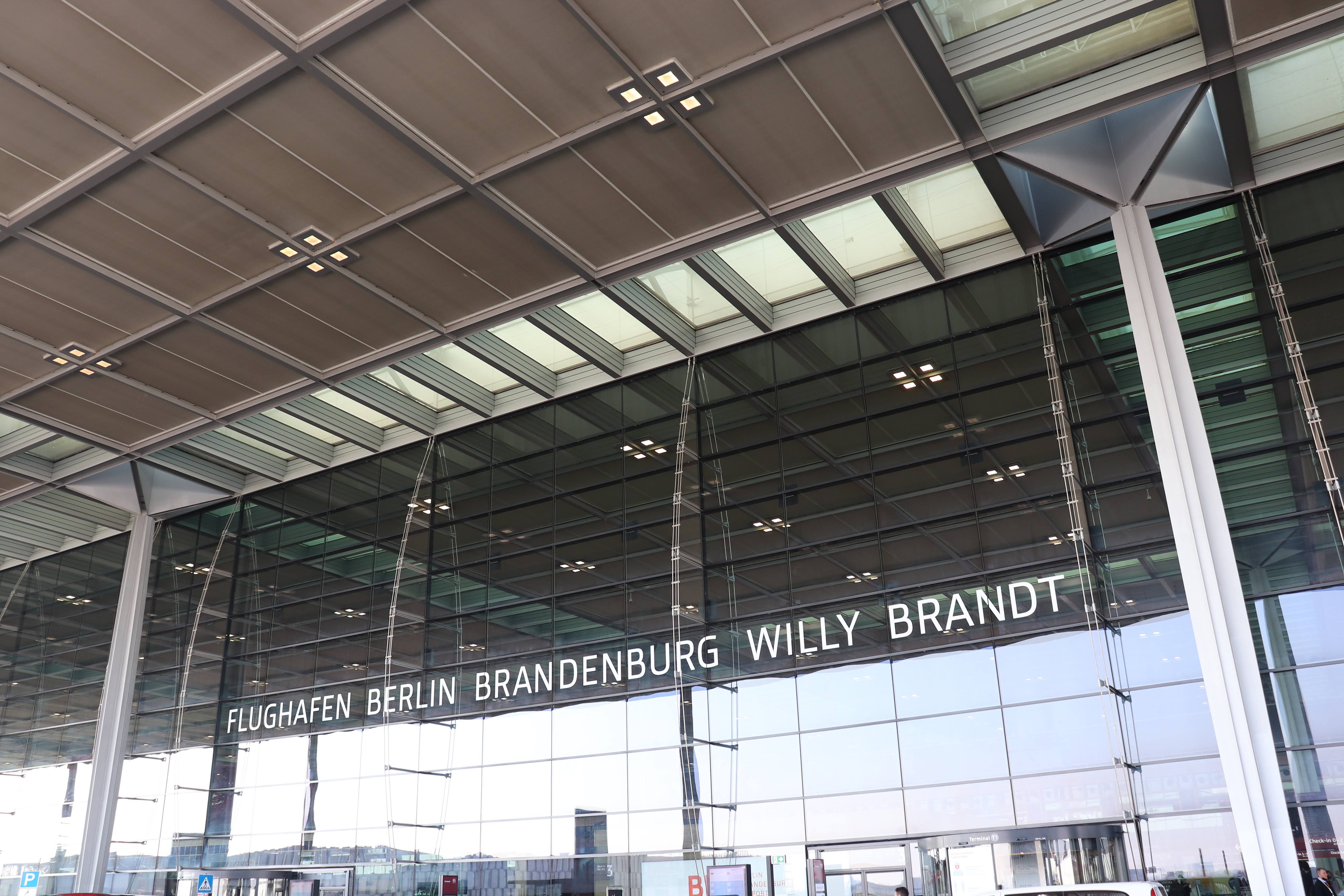 Obrázek odletové hladiny na letišti BER