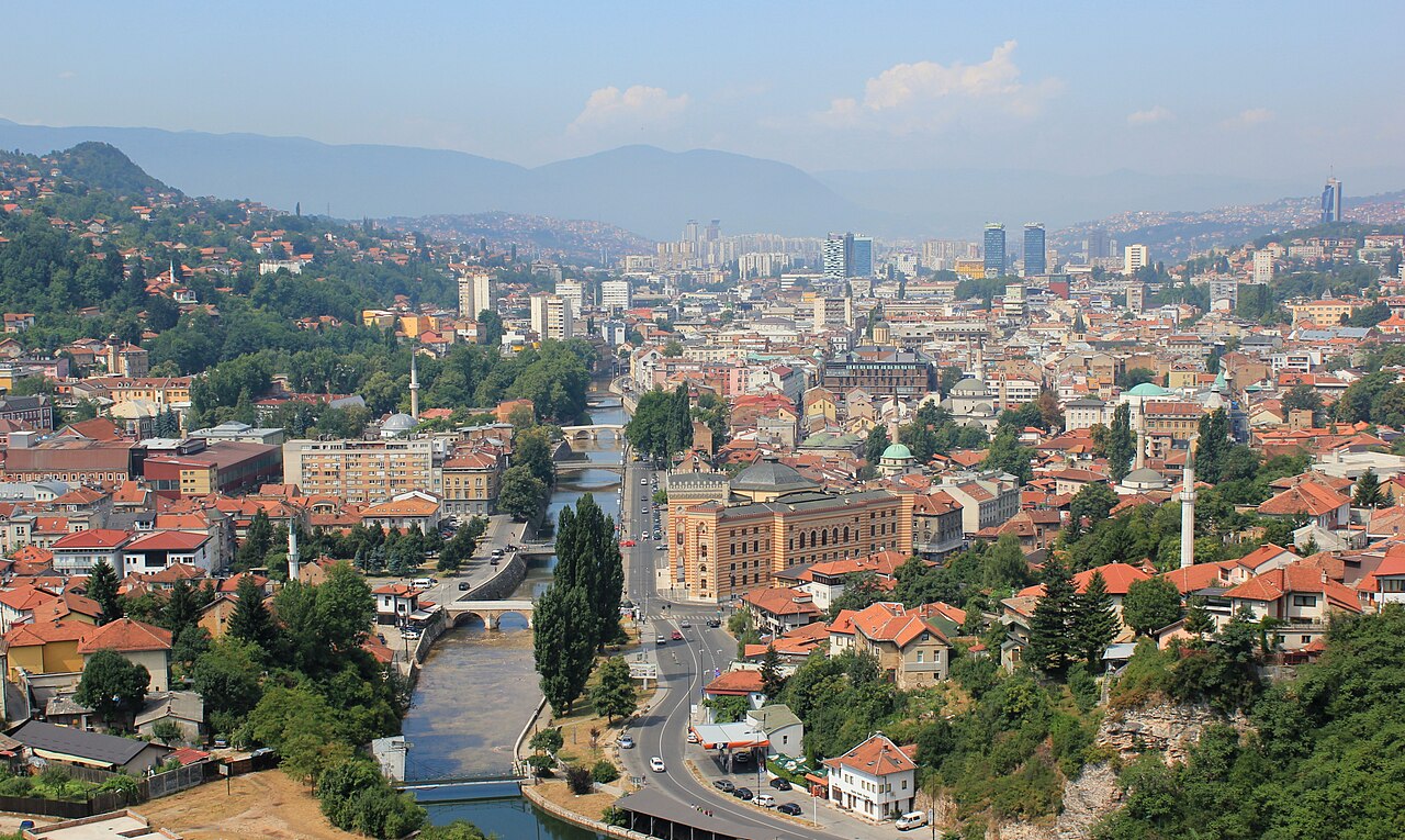 Blick auf Sarajevo