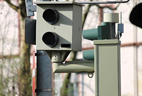 old speed camera-rigid box