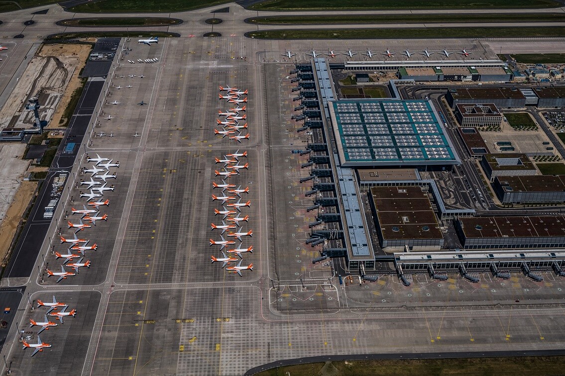 Aircraft at the airport