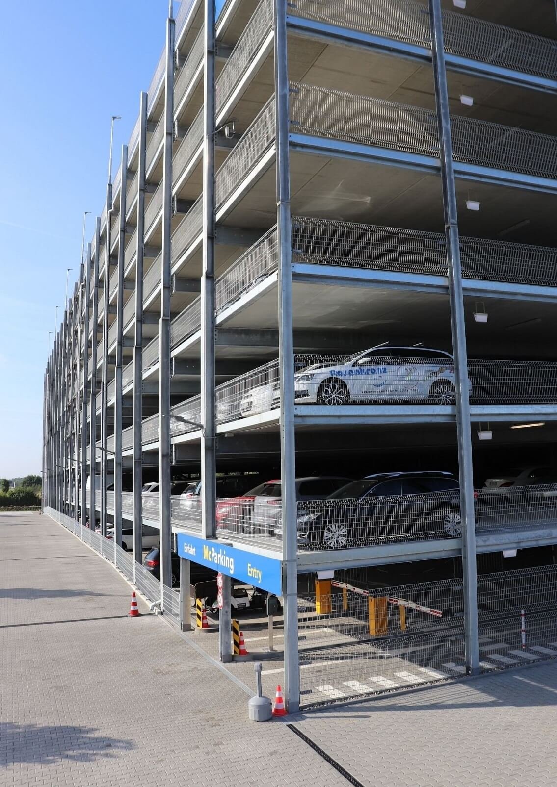 Car park entrance