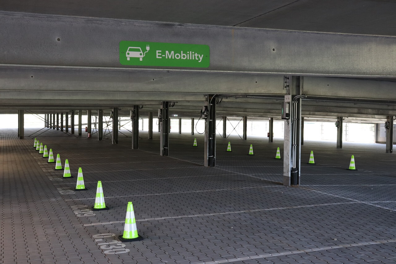 McParking charging points in the multi-storey car park