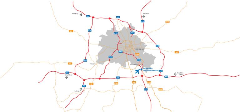 Pokyny k letišti Berlin Brandenburg