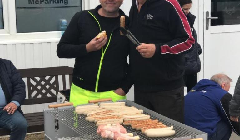Axel Schulz barbecues for McParking