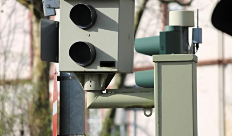 old speed camera rigid box