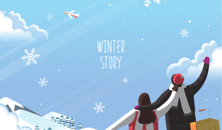 Lidé mávají na letadlo